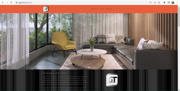trang web thiết kế nội thất